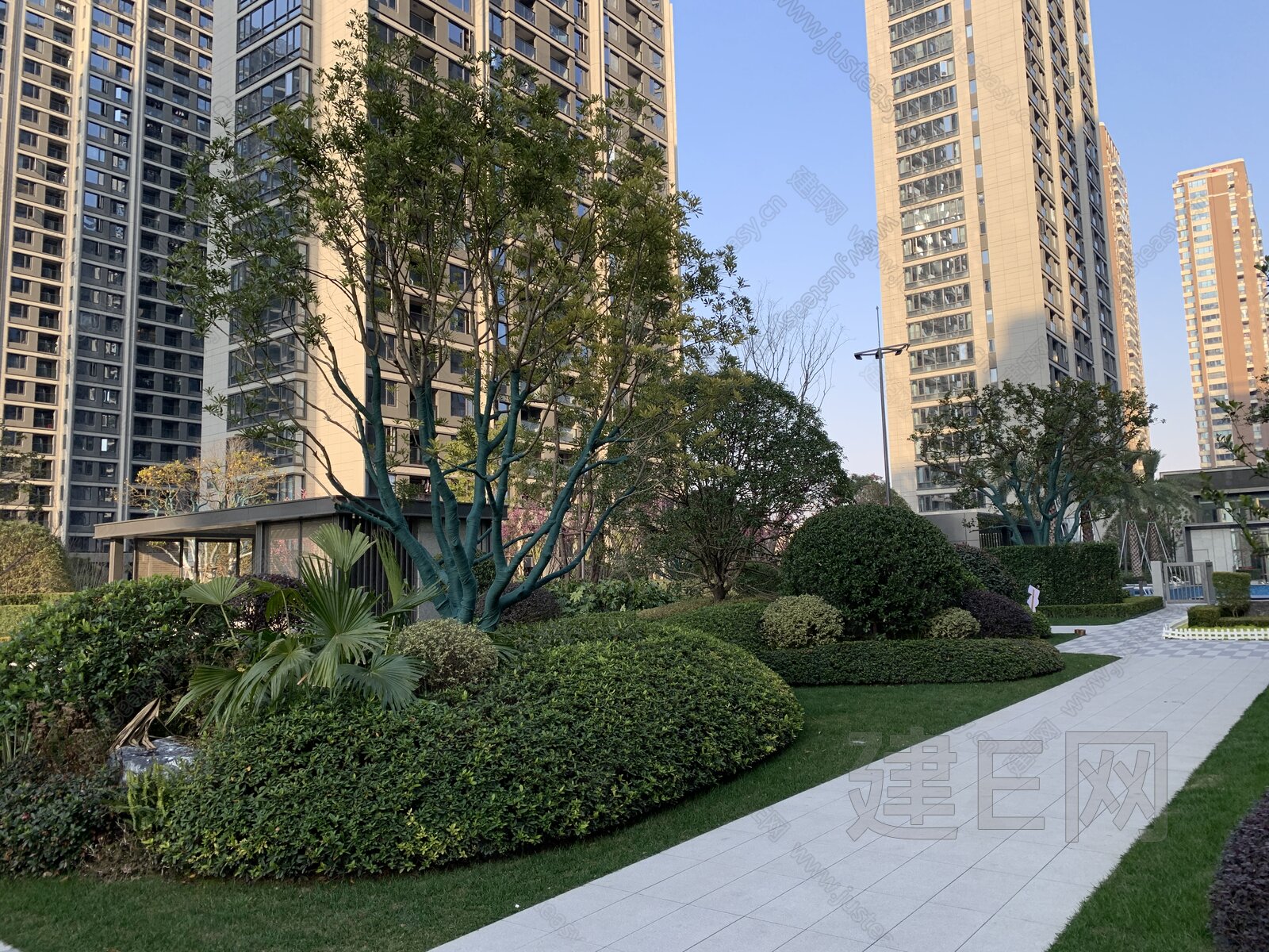 小区外景3d贴图下载[ID:110714176]_建E室内设计网