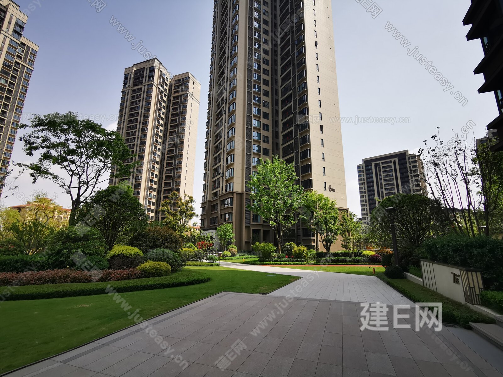 小区外景3d贴图下载[ID:110714261]_建E室内设计网