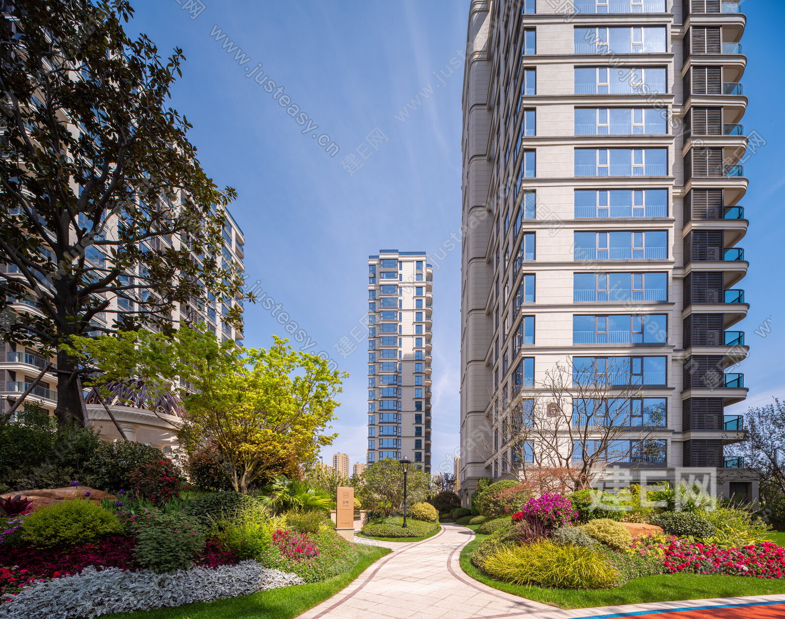 小区外景3d贴图下载[ID:110714213]_建E室内设计网