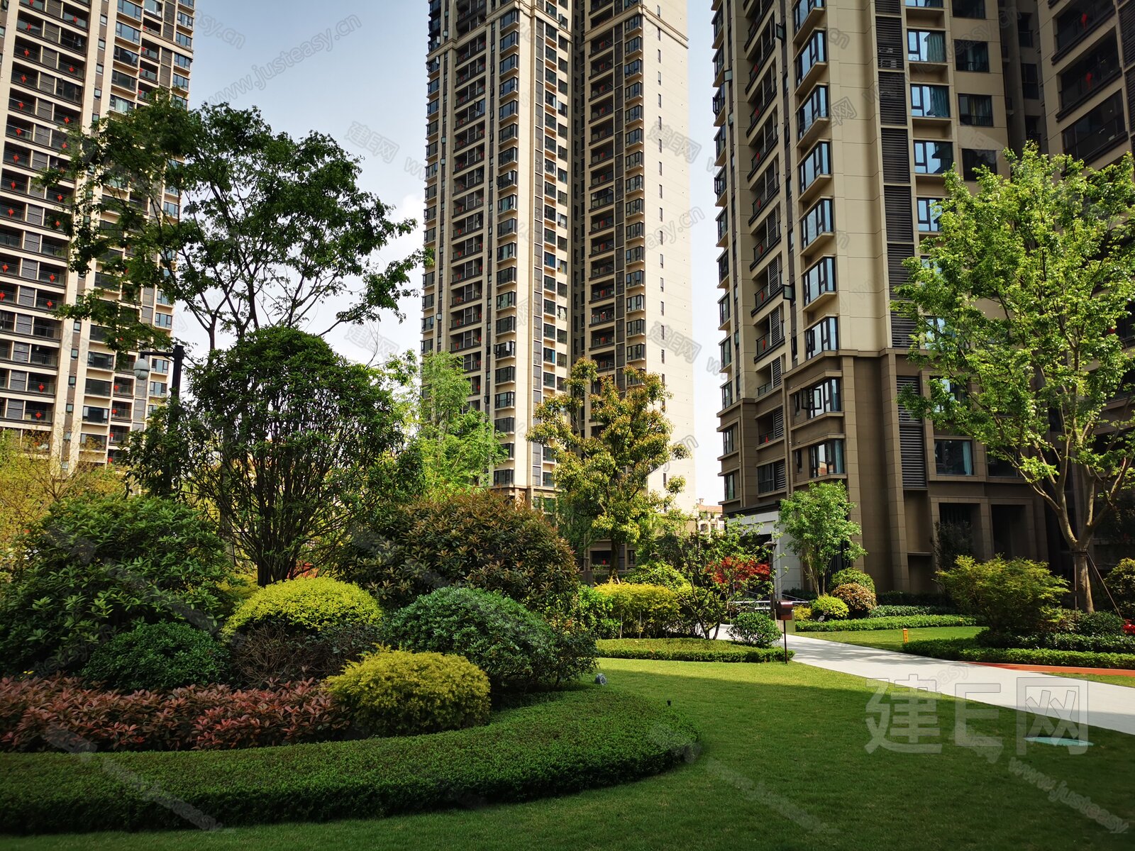 小区外景3d贴图下载[ID:110714276]_建E室内设计网