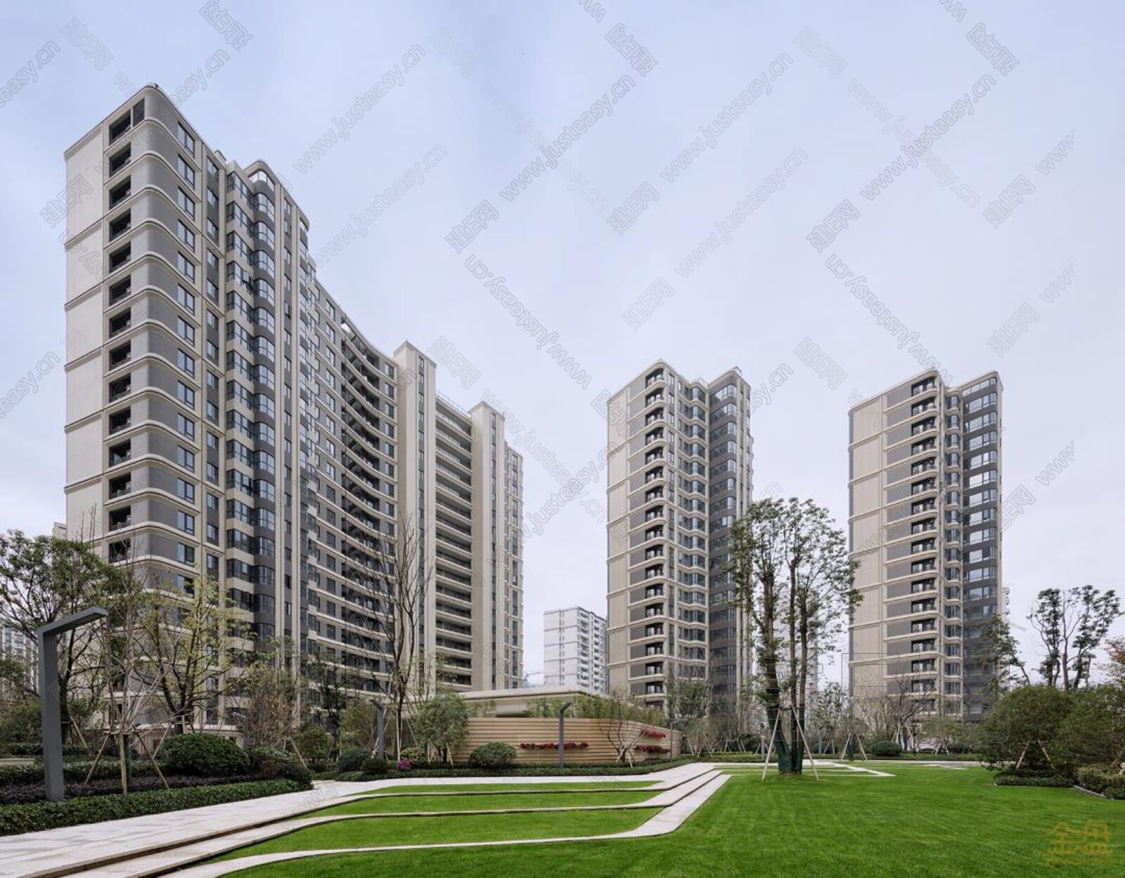 小区外景3d贴图下载[ID:110714182]_建e贴图