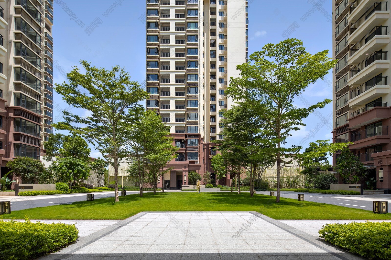小区外景3d贴图下载[ID:110648792]_建e贴图