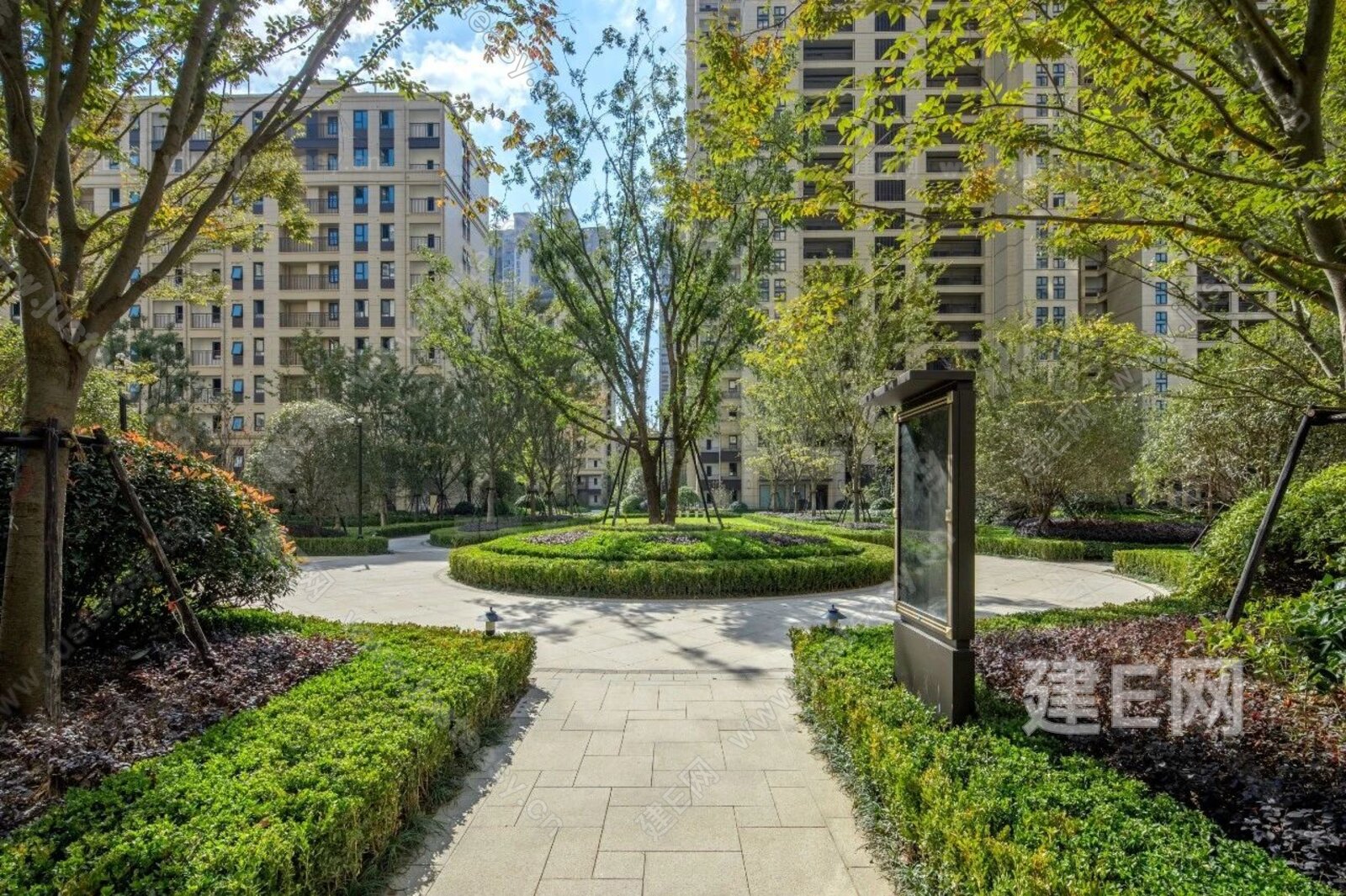 小区外景3d贴图下载[ID:110648683]_建e贴图