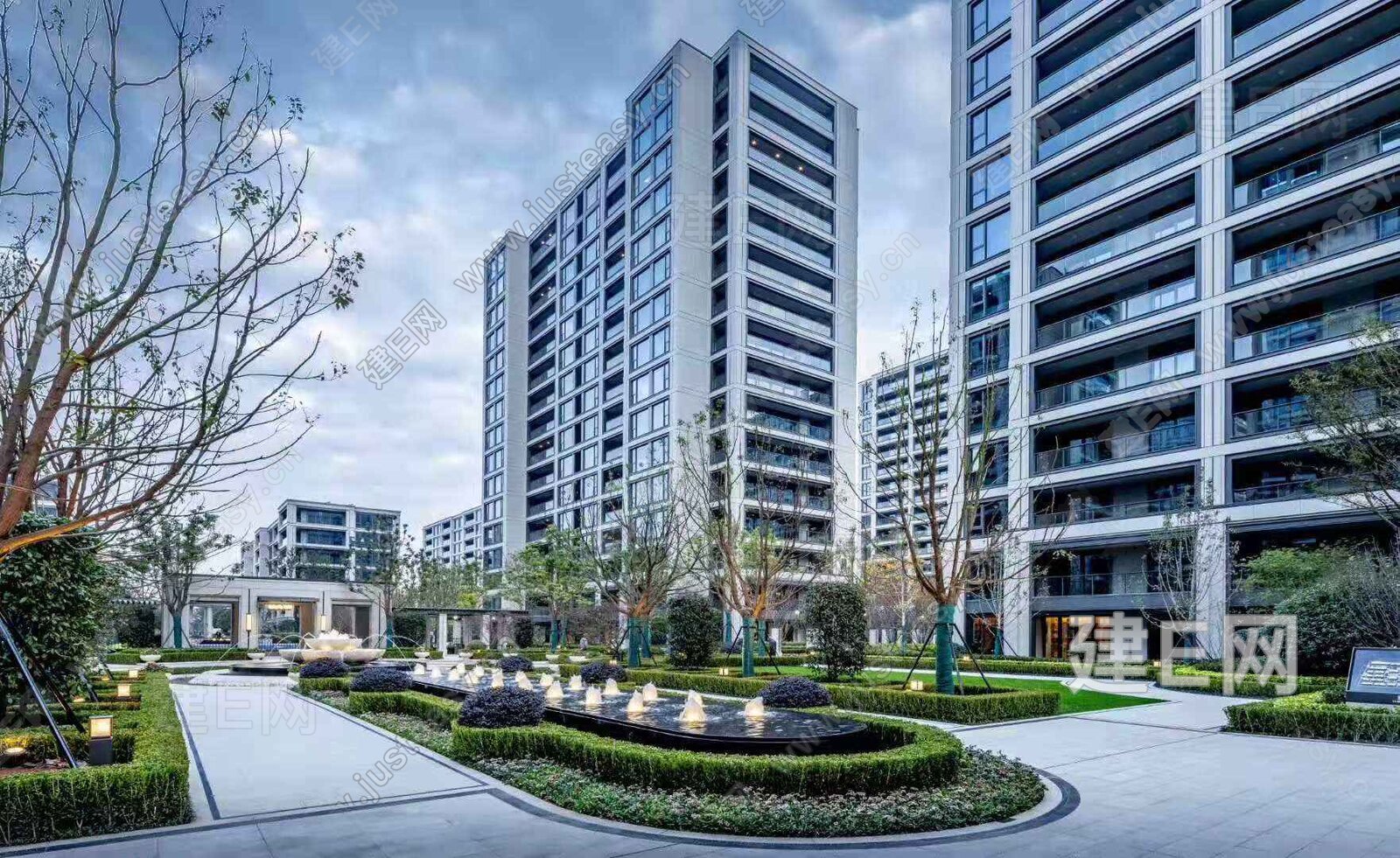 小区外景3d贴图下载[ID:110648746]_建E室内设计网