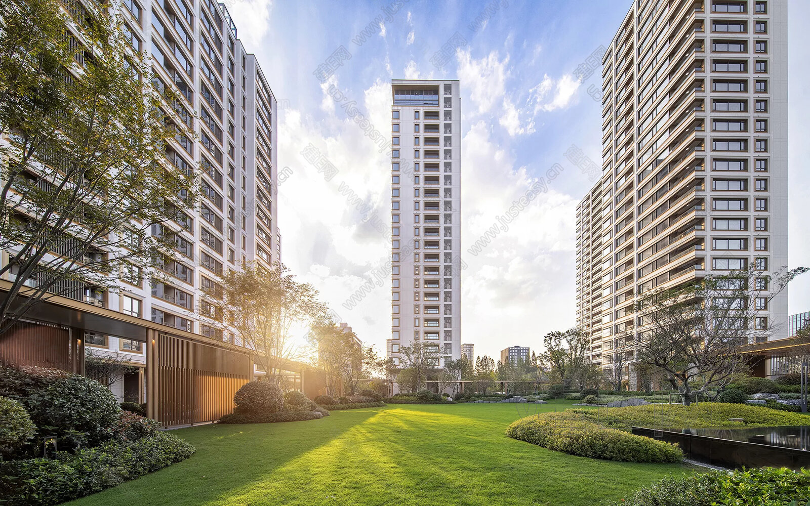 小区外景3d贴图下载[ID:110648733]_建e贴图