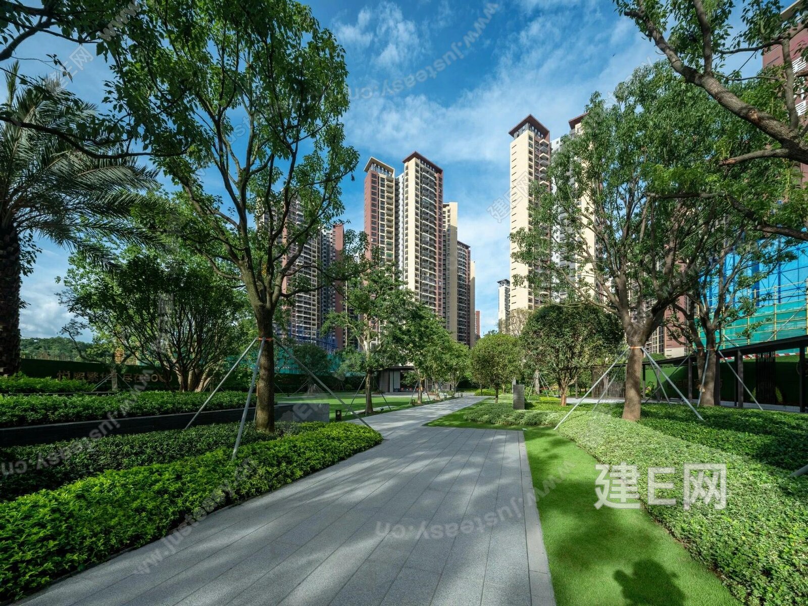 小区外景3d贴图下载[ID:110648685]_建E室内设计网