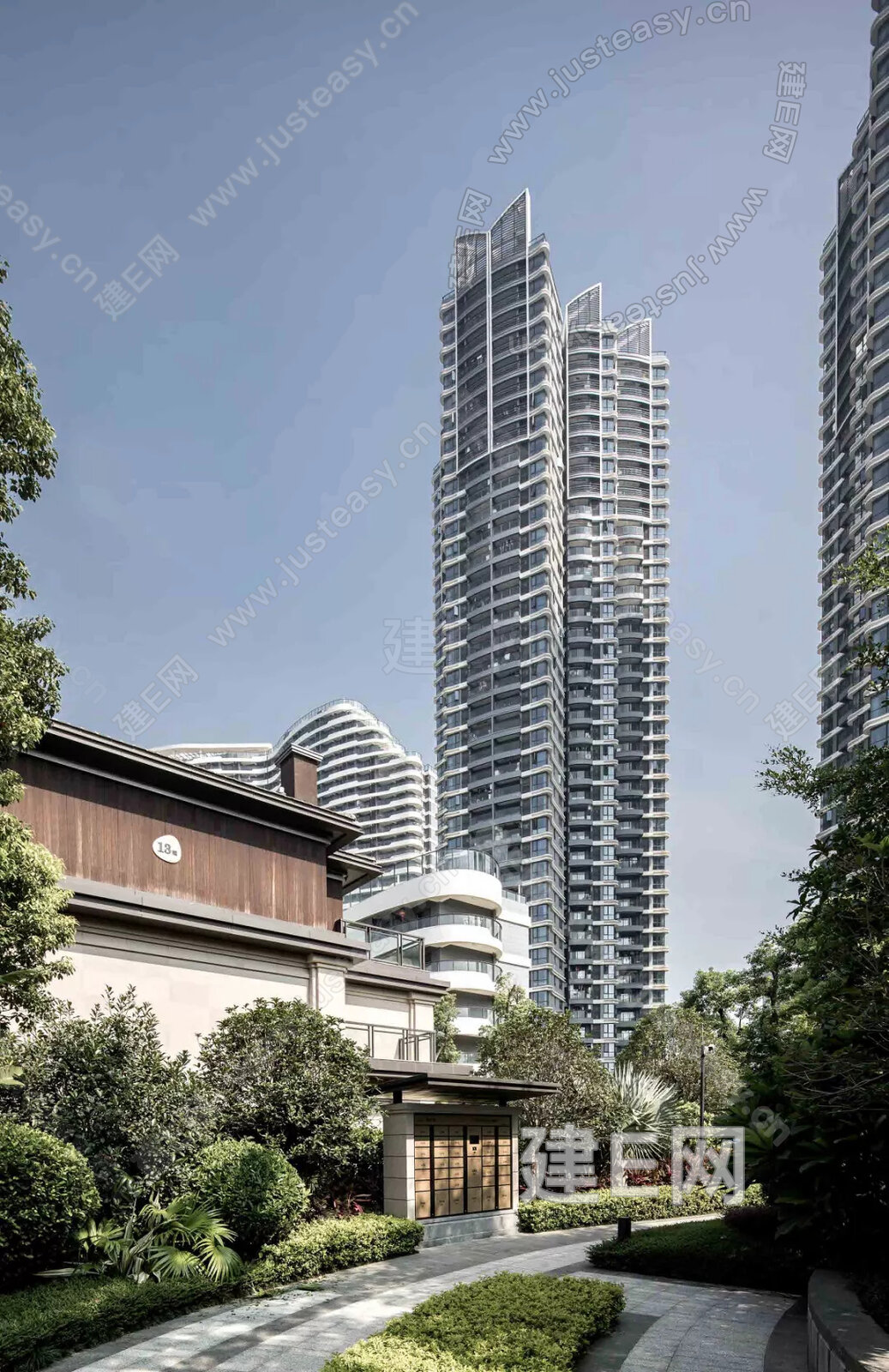 小区外景3d贴图下载[ID:110648653]_建e贴图
