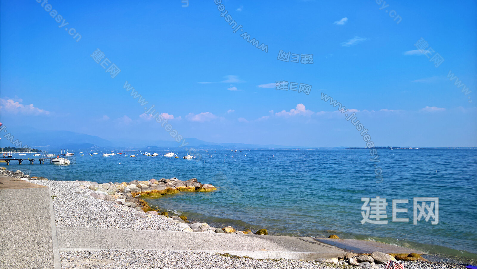 湖面海面景观风景3d贴图下载[ID:100949019]_建e贴图