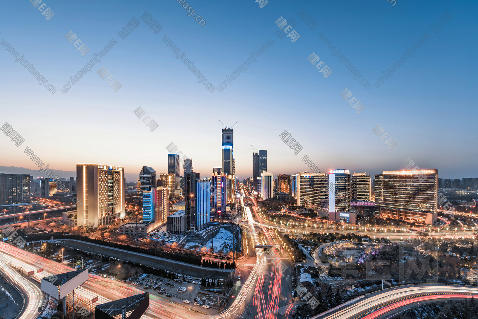白天城市外景3d贴图下载[ID:114056320]_建e贴图