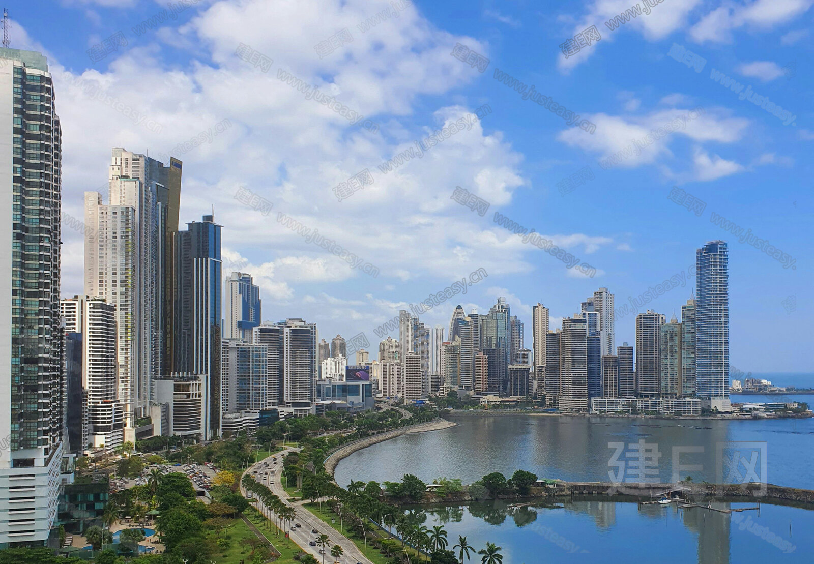 白天城市外景3d贴图下载[ID:109731014]_建e贴图