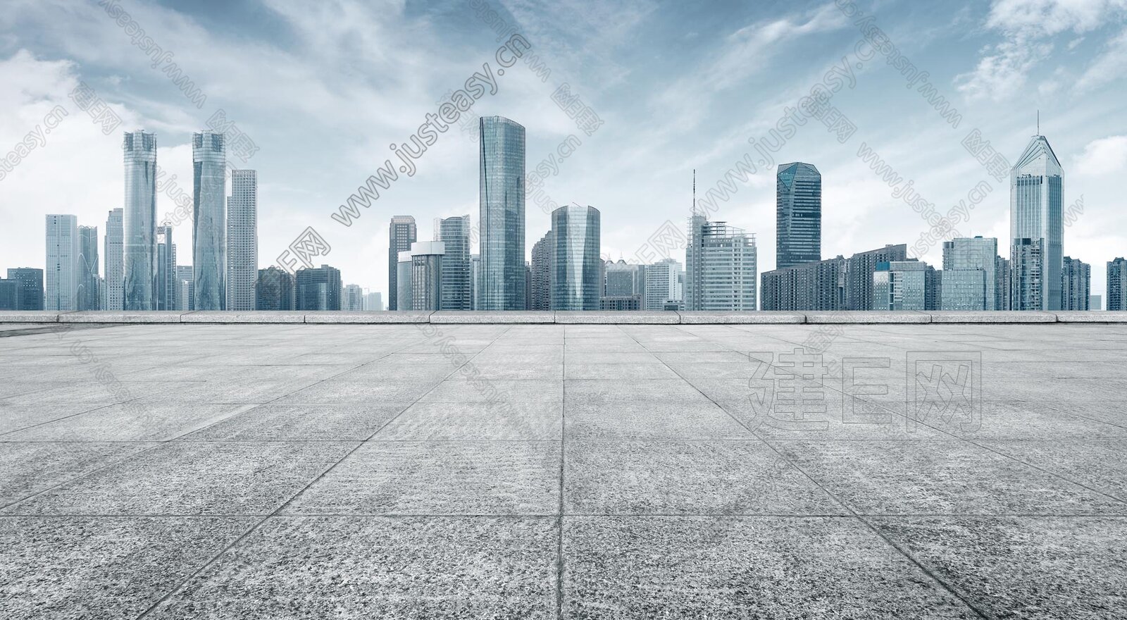 白天城市外景3d贴图下载[ID:115629910]_建e贴图