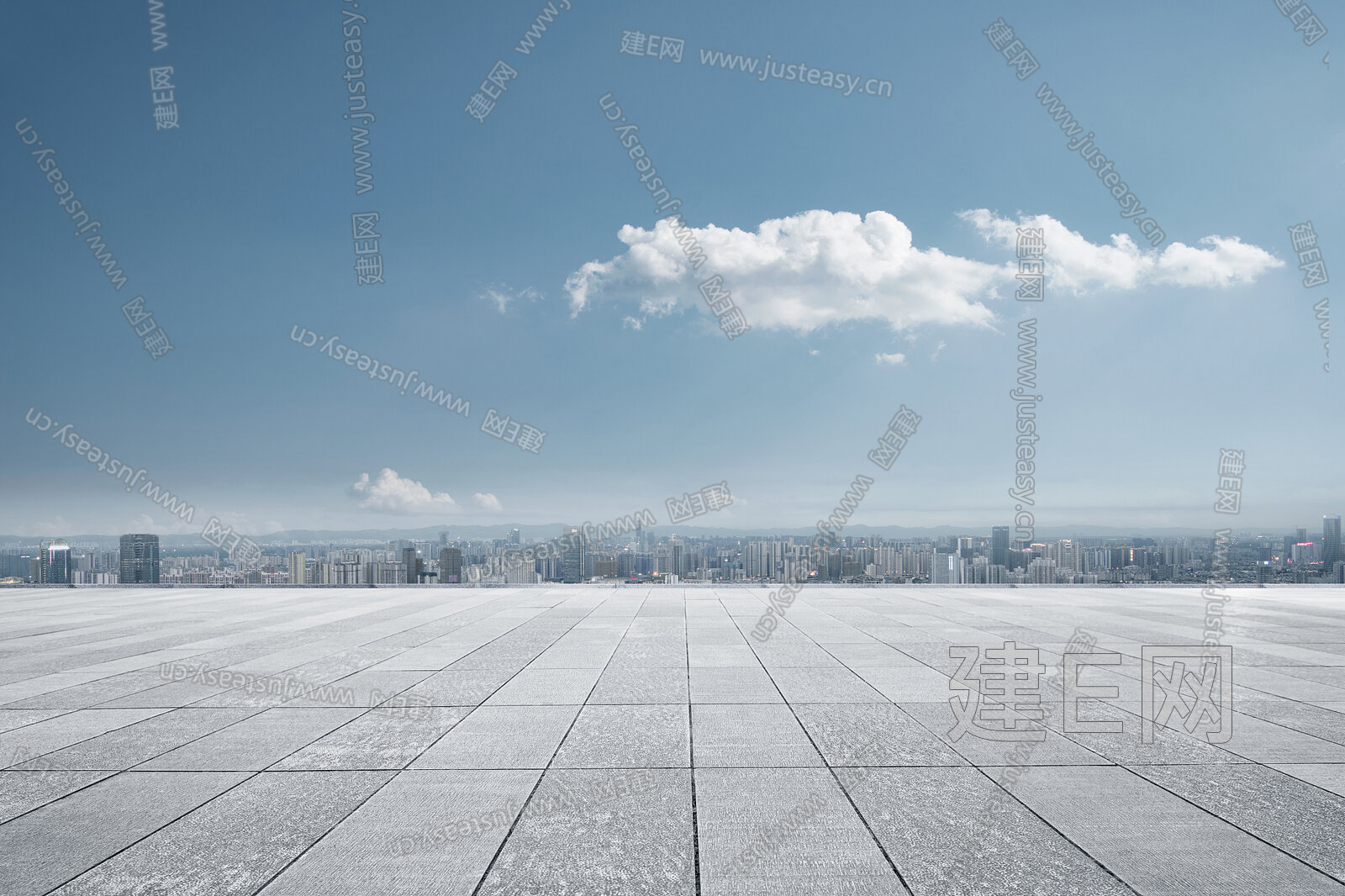 白天城市外景3d贴图下载[ID:115826682]_建e贴图