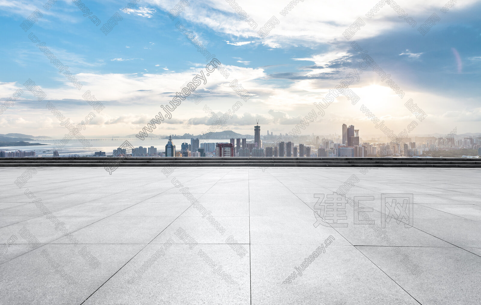白天城市外景3d贴图下载[ID:115826458]_建e贴图