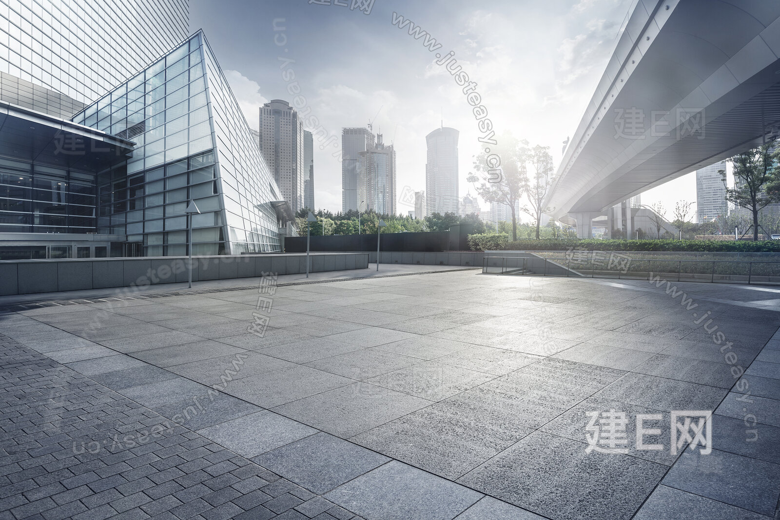 白天城市外景3d贴图下载[ID:115826541]_建e贴图