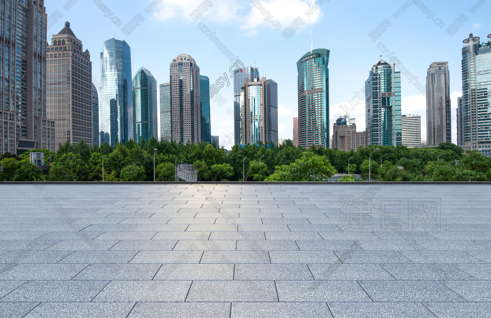 白天城市外景3d贴图下载[ID:115826479]_建e贴图