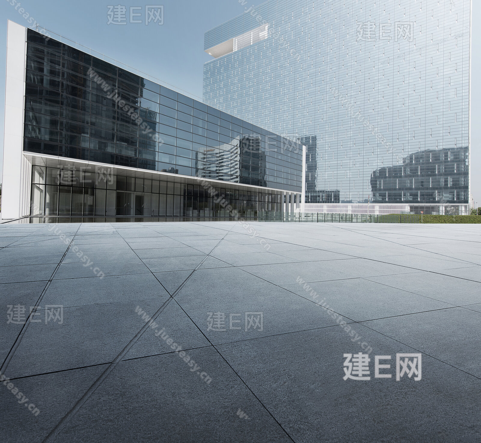 白天城市外景3d贴图下载[ID:115826542]_建e贴图