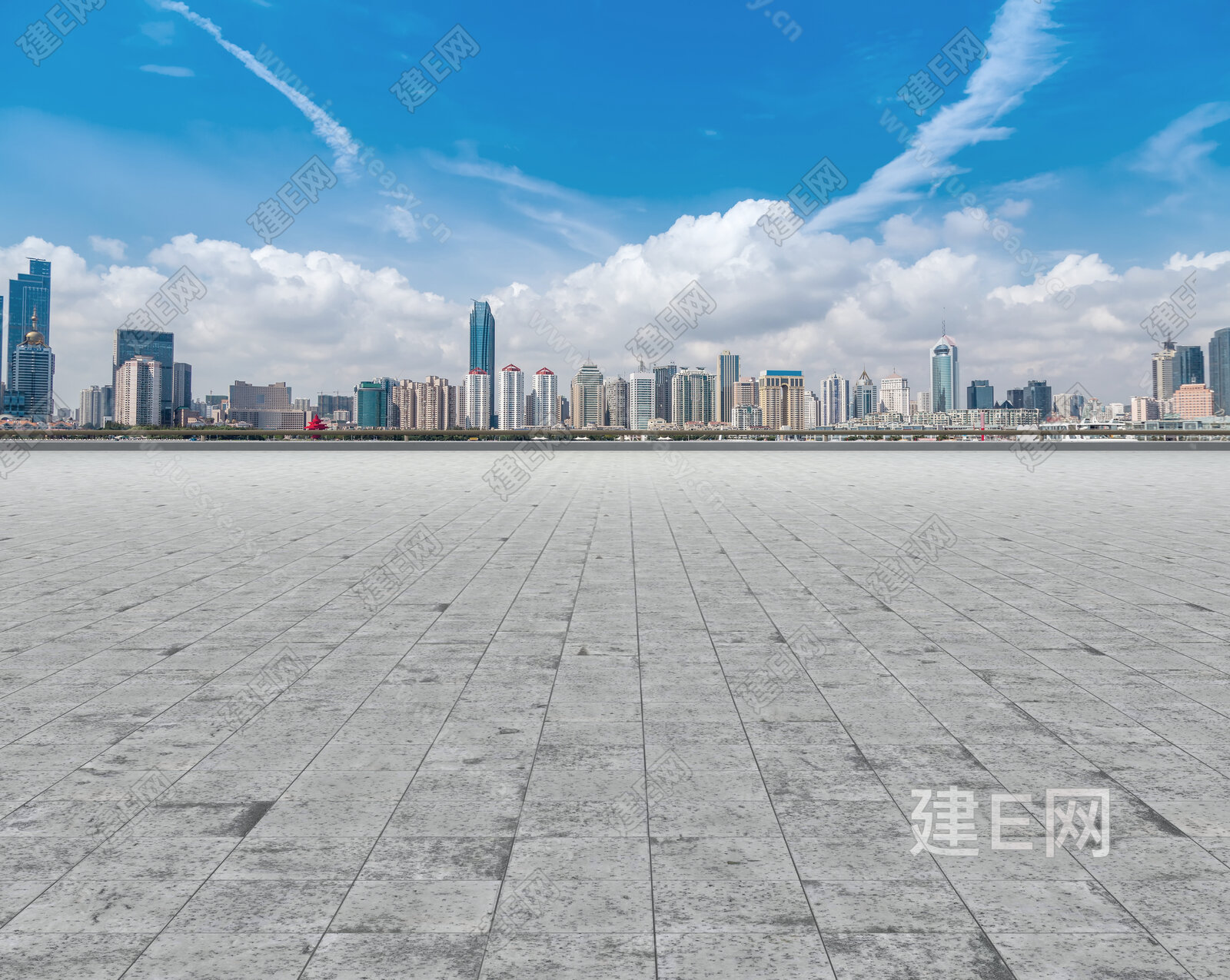 白天城市外景3d贴图下载[ID:115826467]_建e贴图