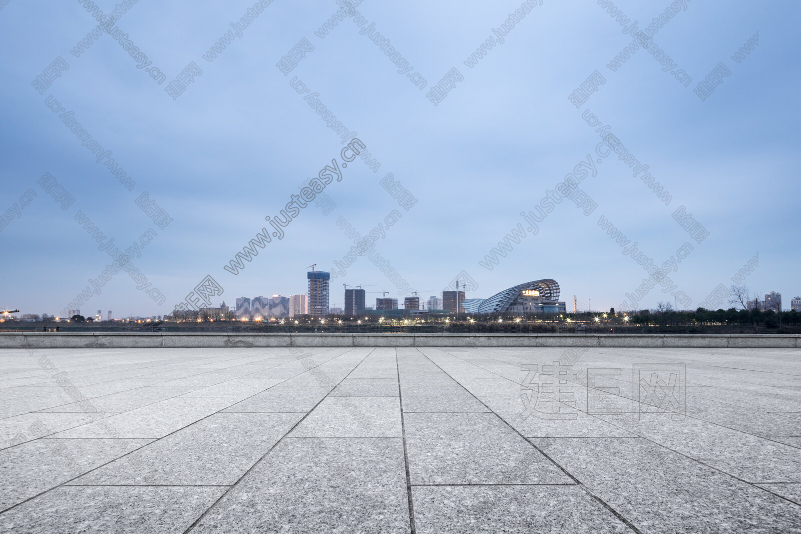 白天城市外景3d贴图下载[ID:115826578]_建e贴图