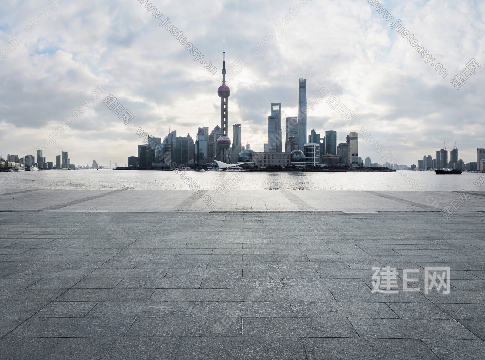 白天城市外景3d贴图下载[ID:115826450]_建e贴图