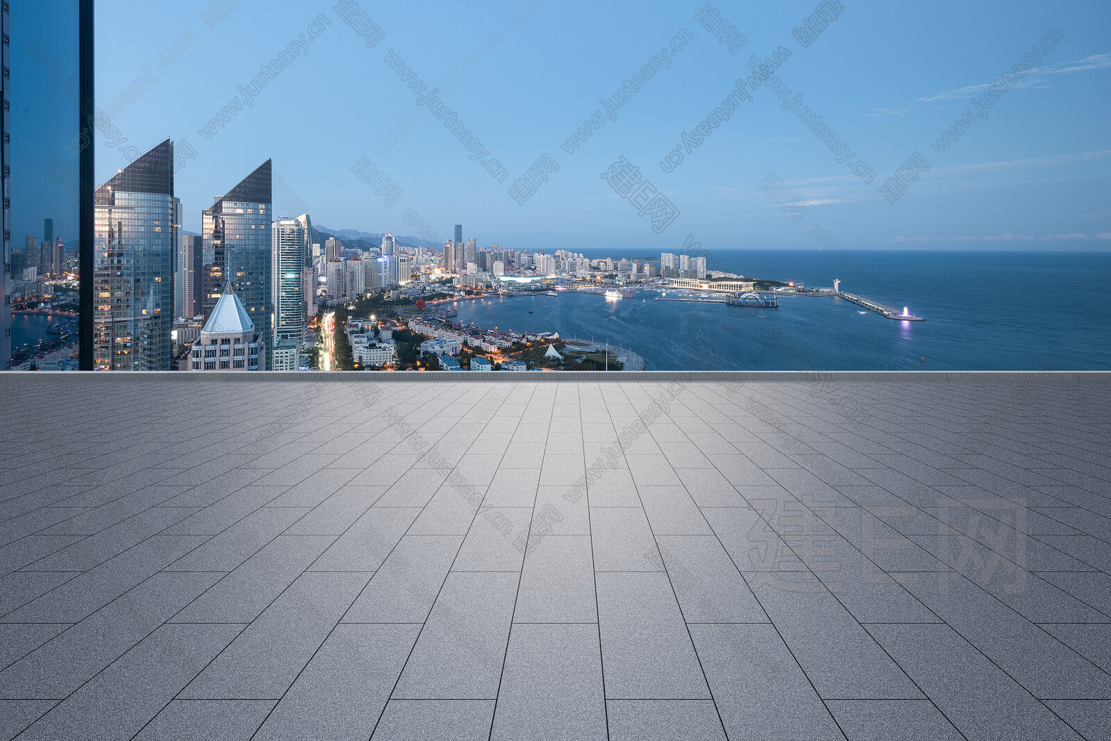 白天城市外景3d贴图下载[ID:115826530]_建e贴图