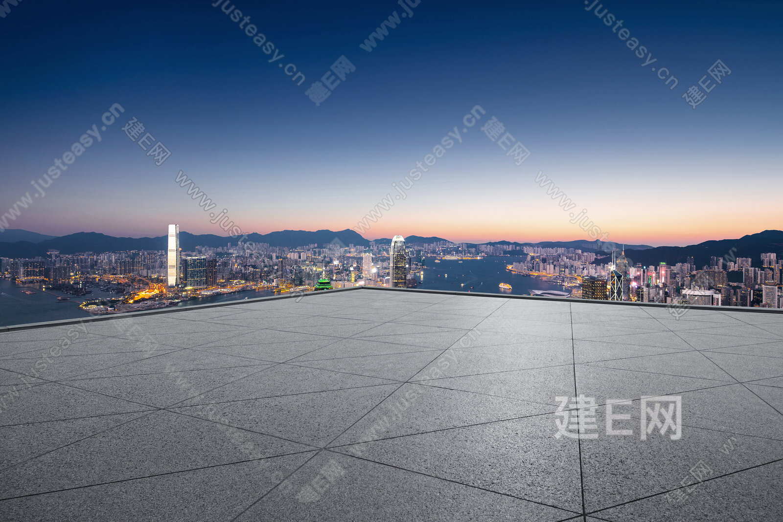 晚上城市外景3d贴图下载[ID:115826662]_建e贴图