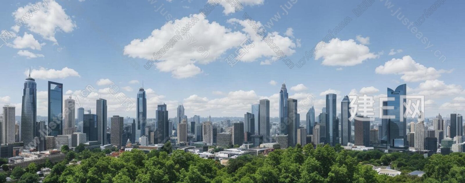 白天城市外景3d贴图下载[ID:116875157]_建e贴图