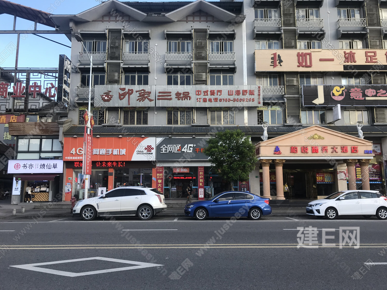 真实街道城市外景3d贴图下载[ID:100950384]_建e贴图