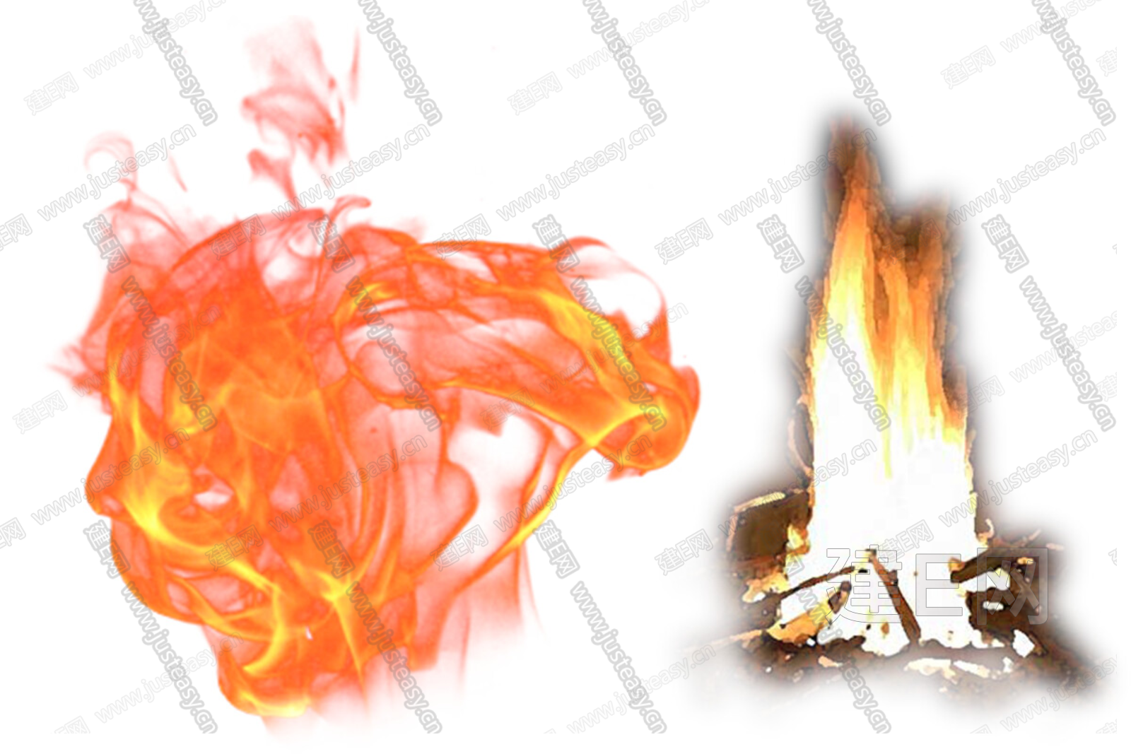 免扣火焰 火苗火种 露营烧烤烟火3d贴图下载[ID:113533228]_建e贴图