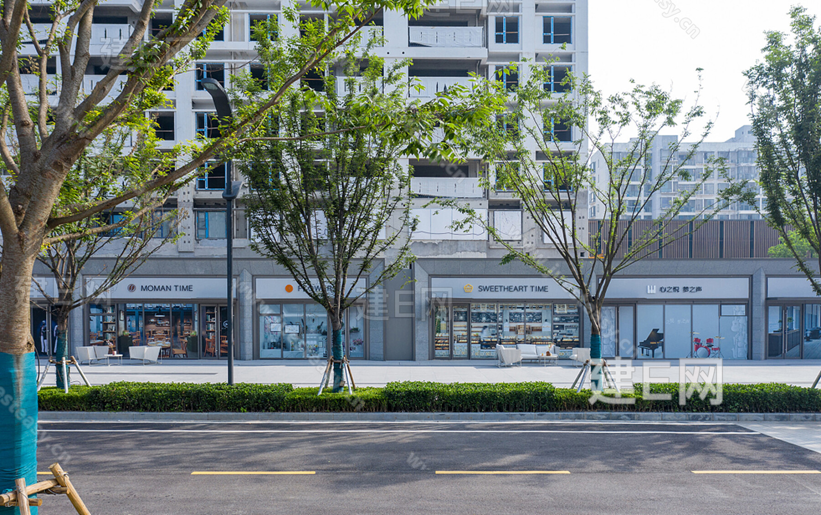 室外马路外景贴图3d贴图下载[id:116875378]_建e贴图