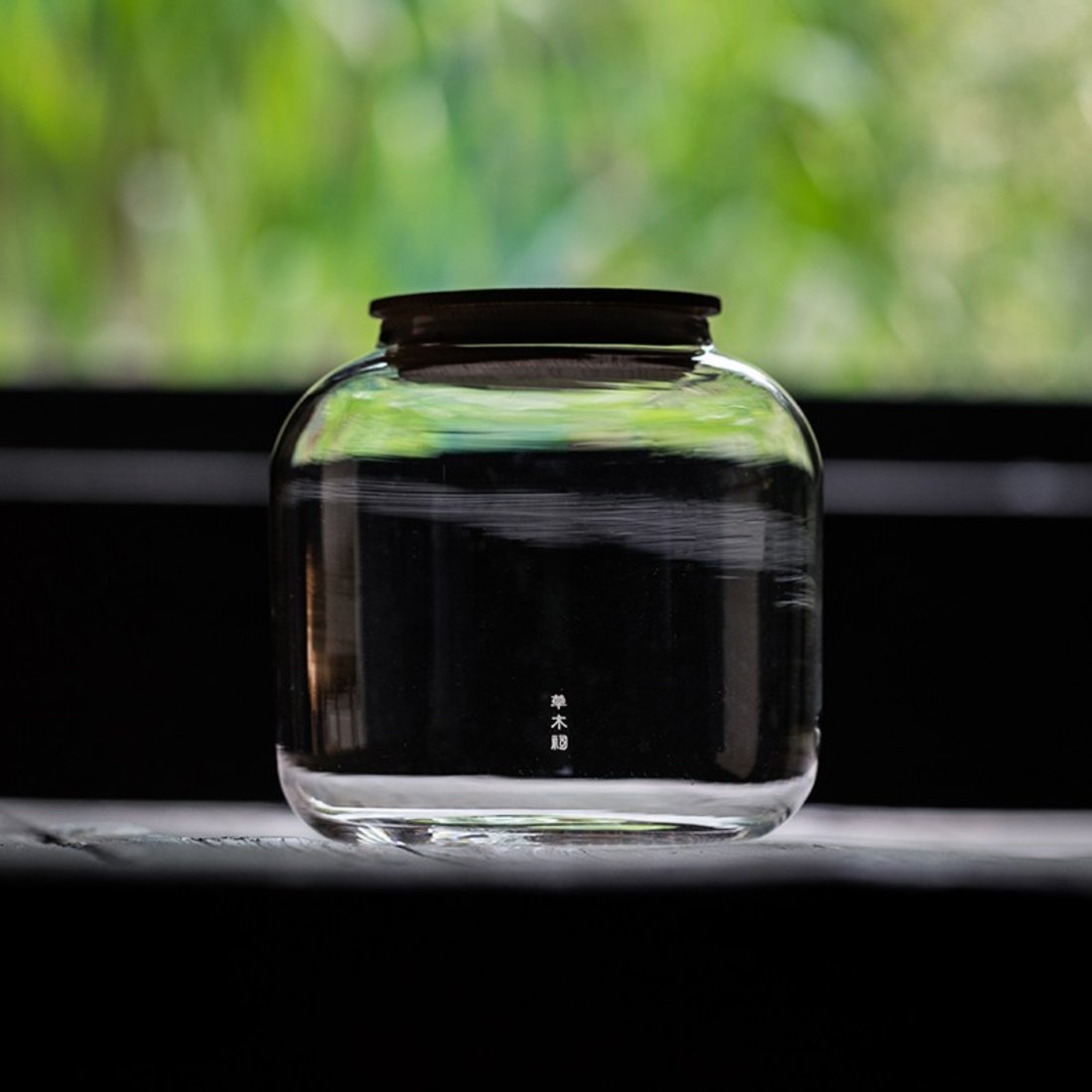 「茶叶罐」大号透明玻璃收纳罐