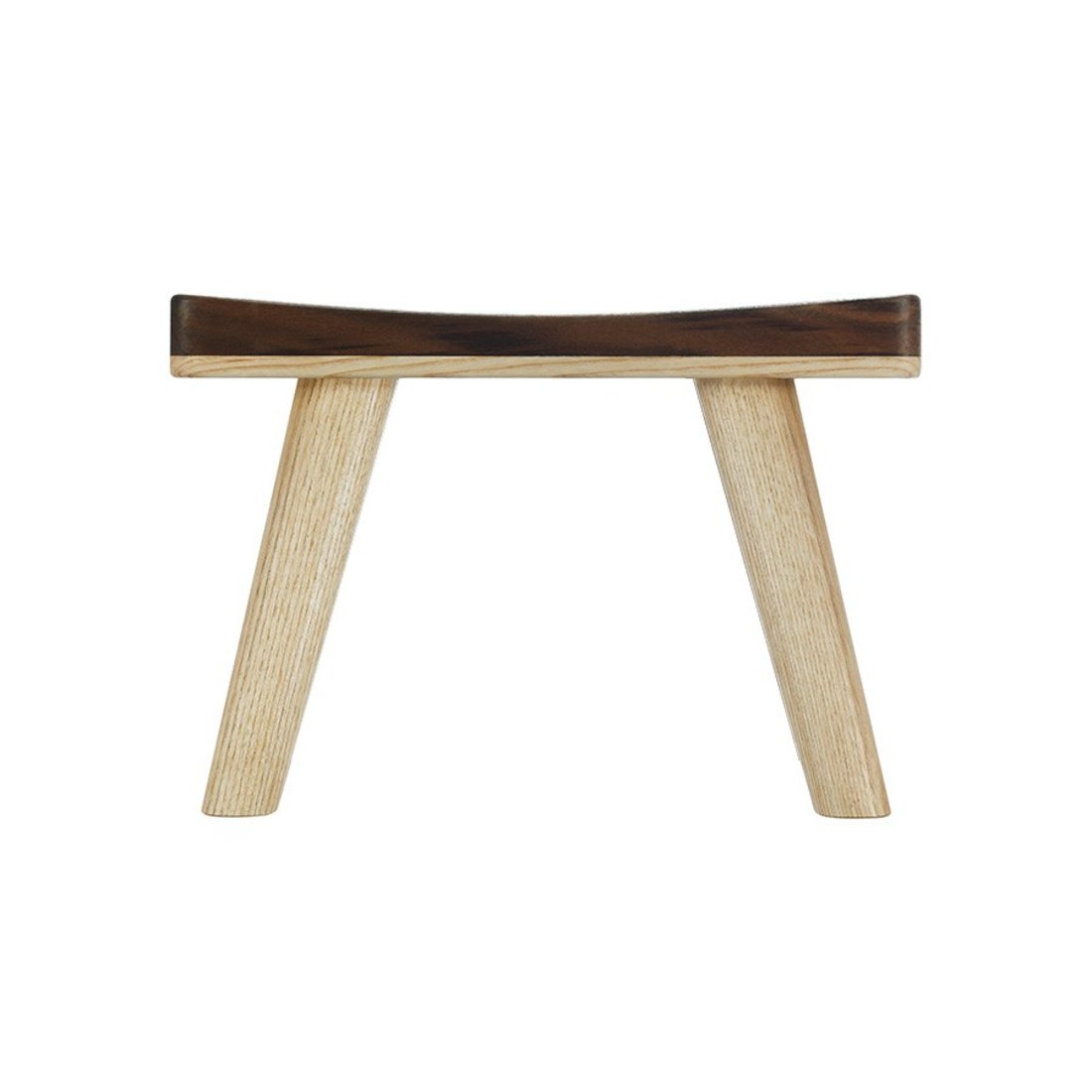 「小板凳儿」黑胡桃白蜡实木