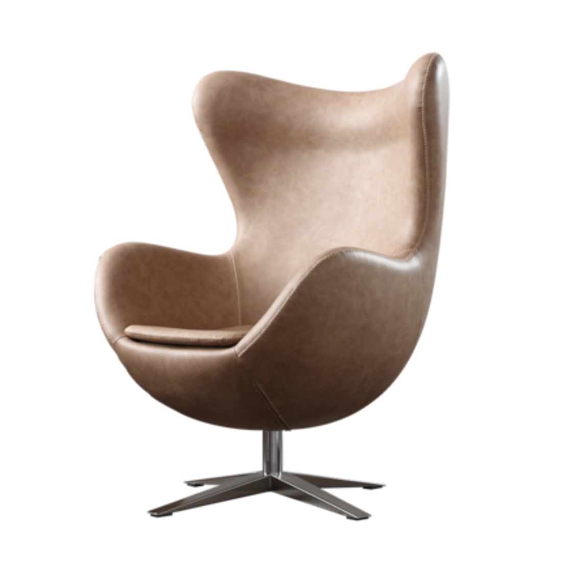 蛋壳椅360旋转式金属蛋椅