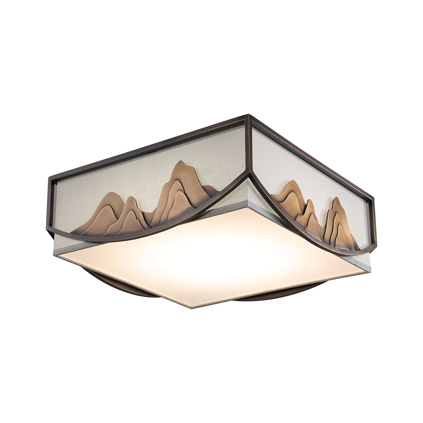 全部商品 灯具 吸顶灯 新中式 山系列 吸顶灯  明图灯饰页面运费仅供