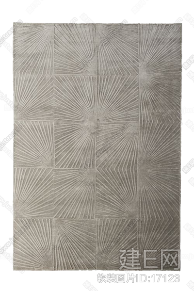 现代灰色地毯