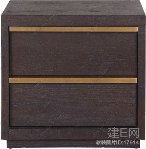 新中式床头柜