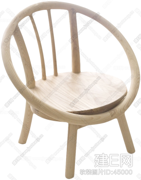 木迹新中式儿童椅凳