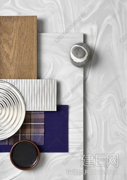 现代物料-软装图片_建e室内设计网!