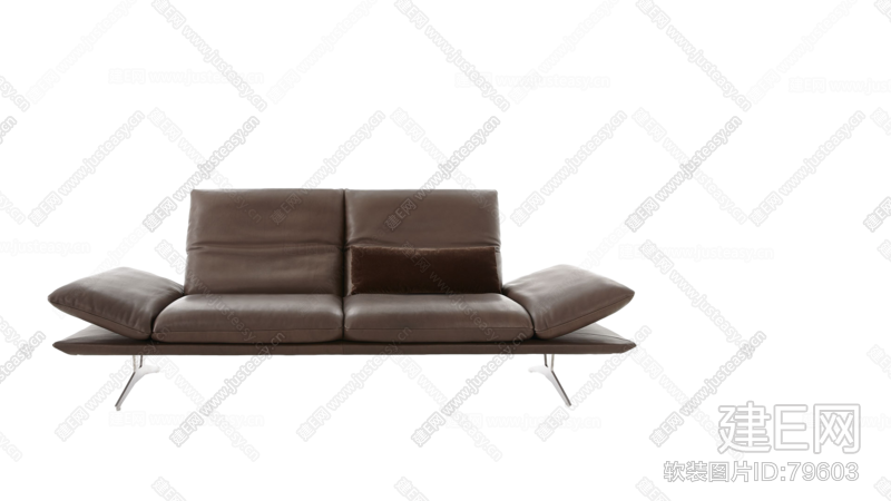意式现代双人沙发