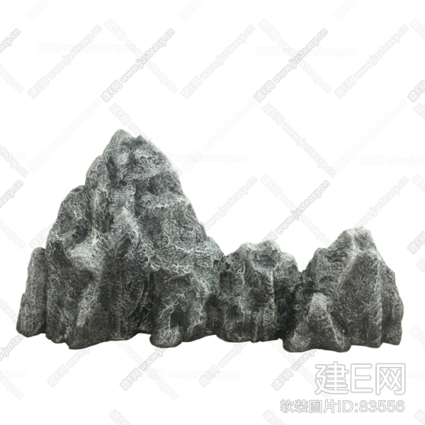 瑾宇-假山雪山雕塑造景树脂玻璃钢摆件